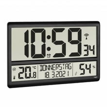 Decimus Radio Controlled Clock with Temperature
